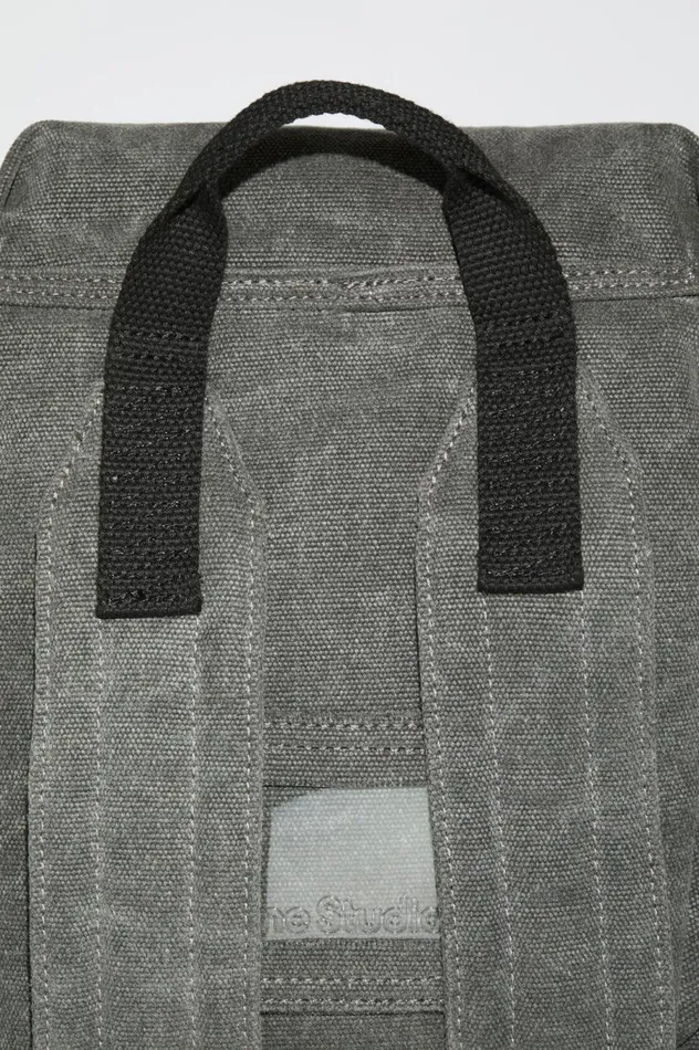 Acne Studios Mini Backpack Carbon Grey Men Bags