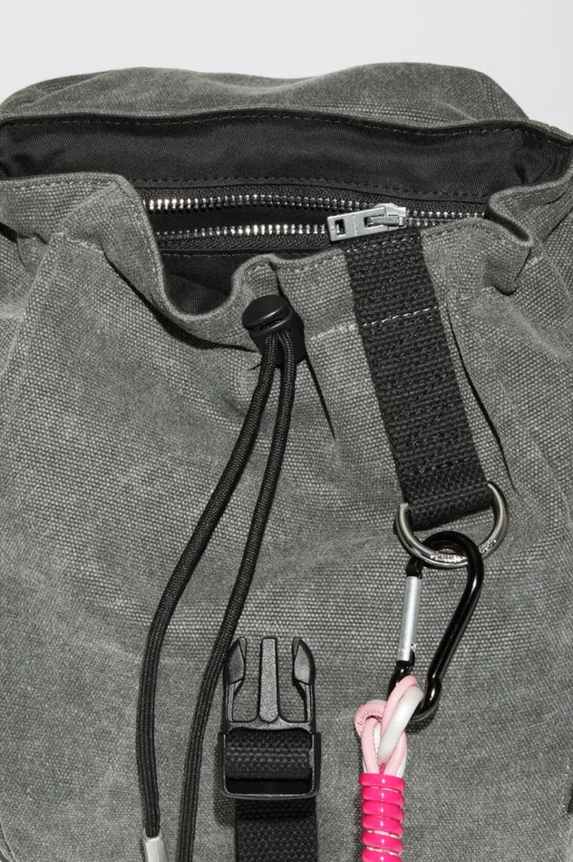 Acne Studios Mini Backpack Carbon Grey Men Bags