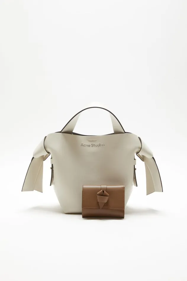 Acne Studios Musubi Folded Wallet Camel Brown Women Bags