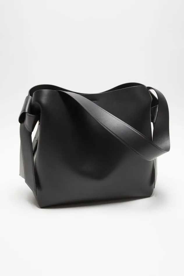 Acne Studios Musubi Midi Shoulder Bag Black Men Bags