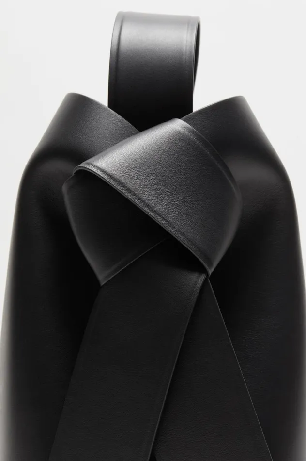 Acne Studios Musubi Midi Shoulder Bag Black Men Bags