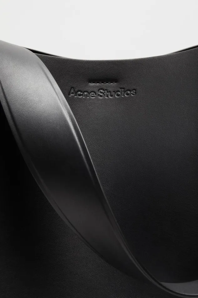 Acne Studios Musubi Midi Shoulder Bag Black Men Bags