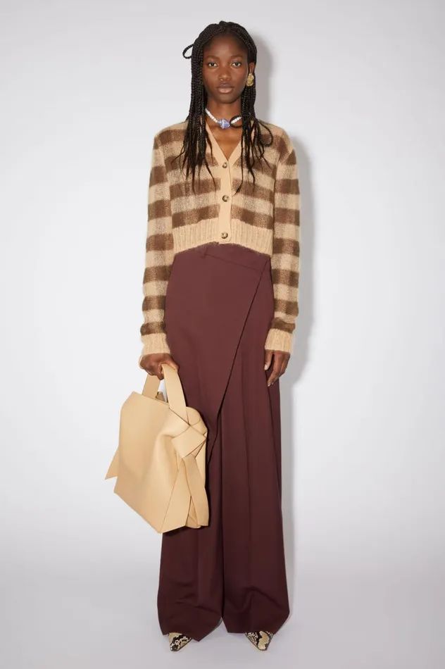 Acne Studios Musubi Midi Shoulder Bag Dune Beige Men Bags
