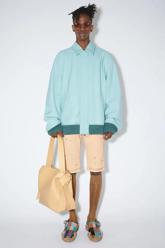 Acne Studios Musubi Midi Shoulder Bag Dune Beige Men Bags