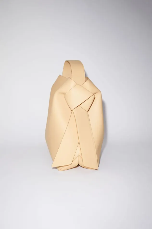 Acne Studios Musubi Midi Shoulder Bag Dune Beige Men Bags