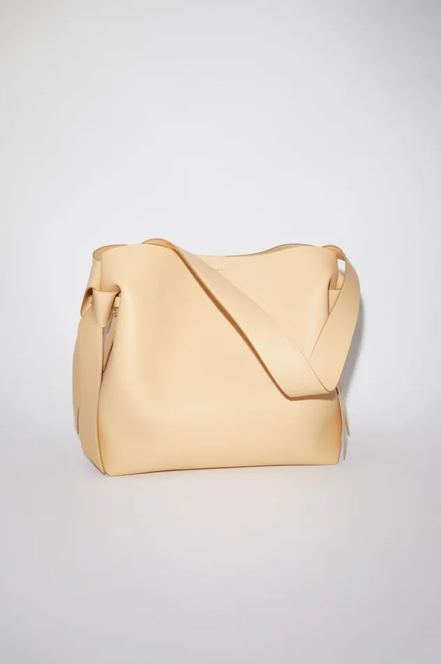 Acne Studios Musubi Midi Shoulder Bag Dune Beige Men Bags