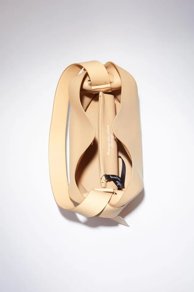 Acne Studios Musubi Midi Shoulder Bag Dune Beige Men Bags