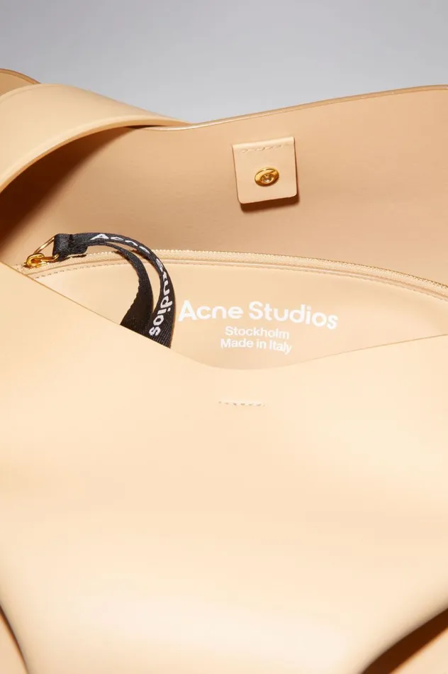 Acne Studios Musubi Midi Shoulder Bag Dune Beige Men Bags
