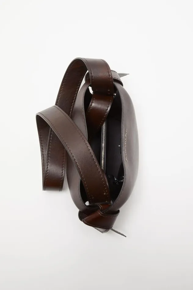 Acne Studios Musubi Mini Shoulder Bag Dark Brown Men Bags