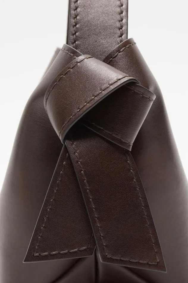 Acne Studios Musubi Mini Shoulder Bag Dark Brown Men Bags
