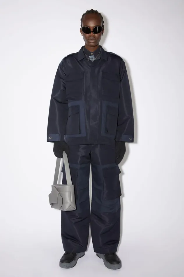Acne Studios Musubi Shoulder Bag Dark Grey Men Bags