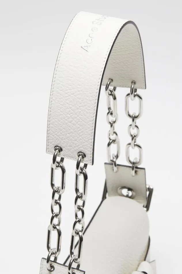 Acne Studios Musubi Shoulder Bag White Men Bags
