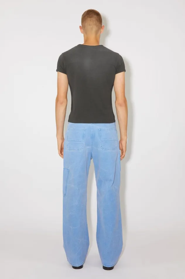 Acne Studios Patch Print Tshirt 8211 Fitted Fit Carbon Grey Women Tshirts