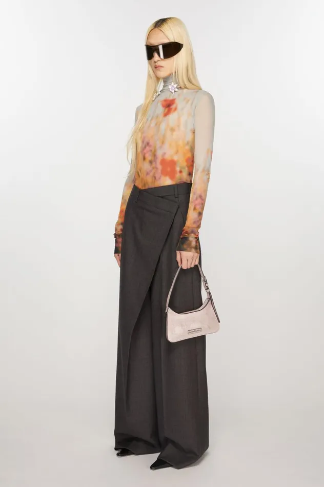 Acne Studios Platt Micro Shoulder Bag Pastel Pink Women Bags
