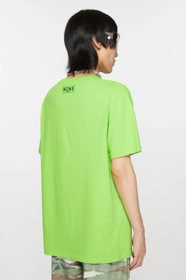 Acne Studios Printed Tshirt Sharp Green Men Tshirts