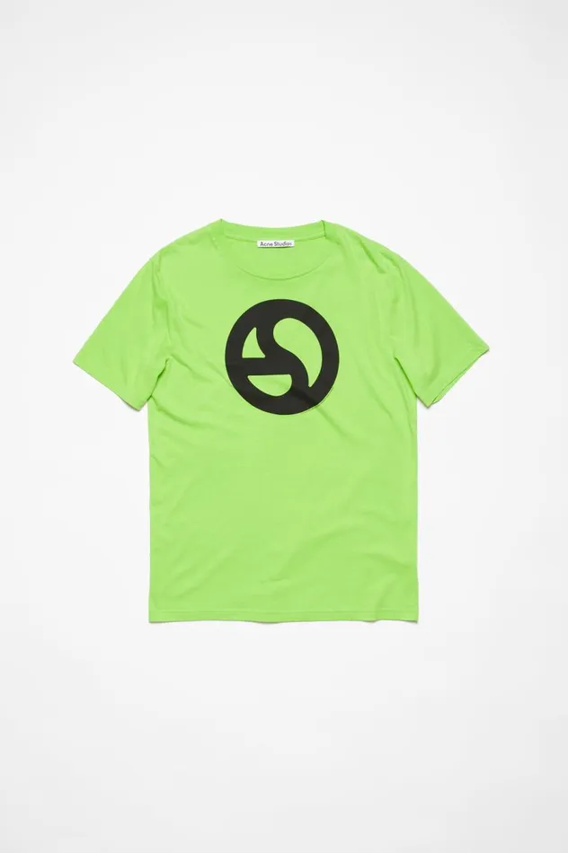 Acne Studios Printed Tshirt Sharp Green Men Tshirts