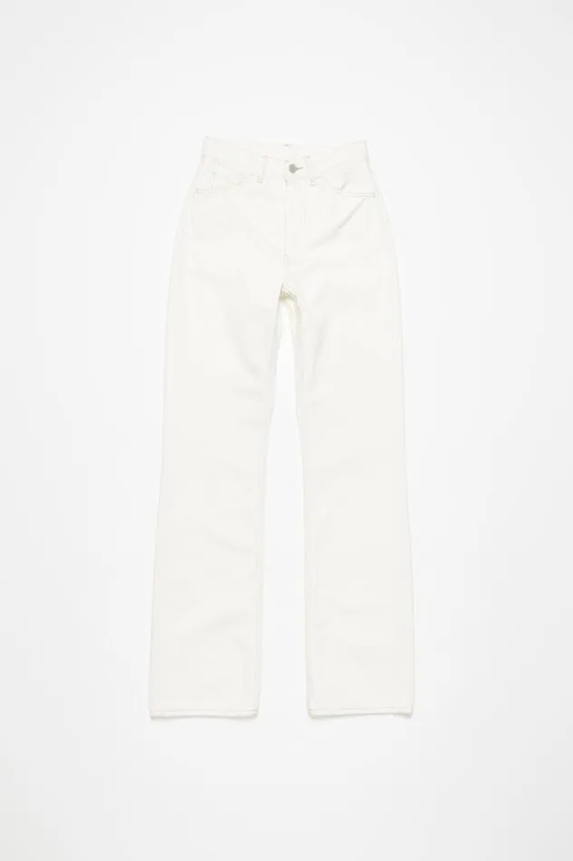 Acne Studios Regular Fit Jeans 8211 1977 Off White Women Jeans