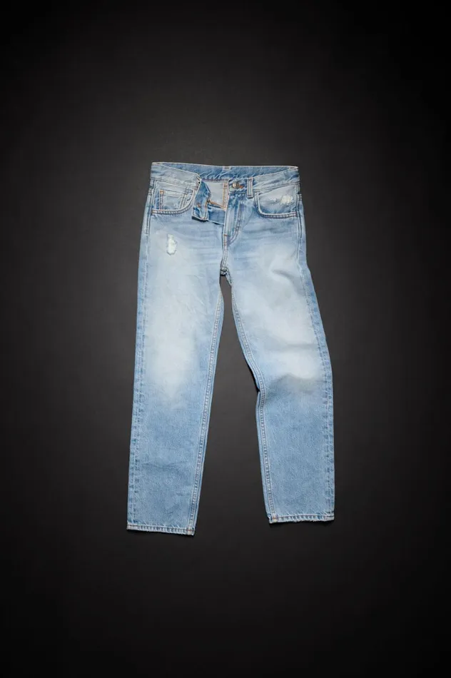 Acne Studios Regular Fit Jeans 8211 Children Light Blue WomenMen Children