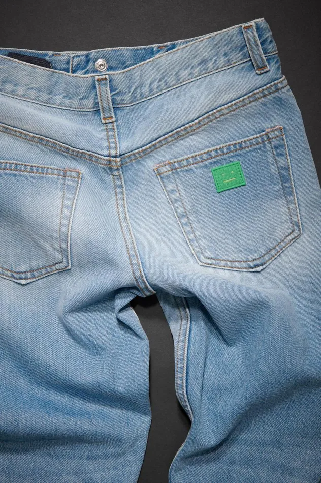 Acne Studios Regular Fit Jeans 8211 Children Light Blue WomenMen Children