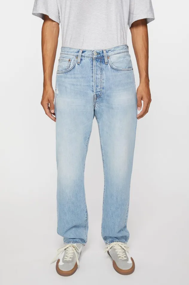 Acne Studios Relaxed Fit Jeans 8211 2003 Light Blue Men Jeans