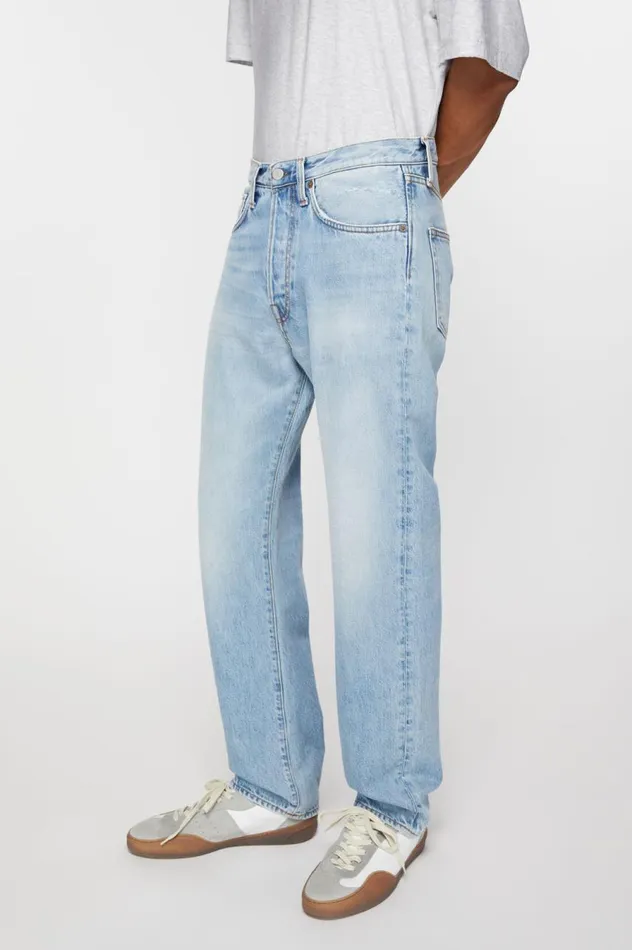 Acne Studios Relaxed Fit Jeans 8211 2003 Light Blue Men Jeans