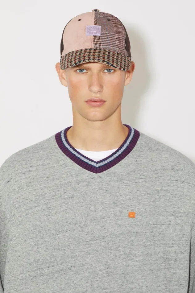 Acne Studios Relaxed Fit Jumper Marble Grey Melange Men Sweatshirts
