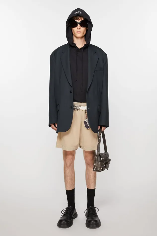 Acne Studios Relaxed Fit Suit Jacket Dark Navy Men Suit Jackets