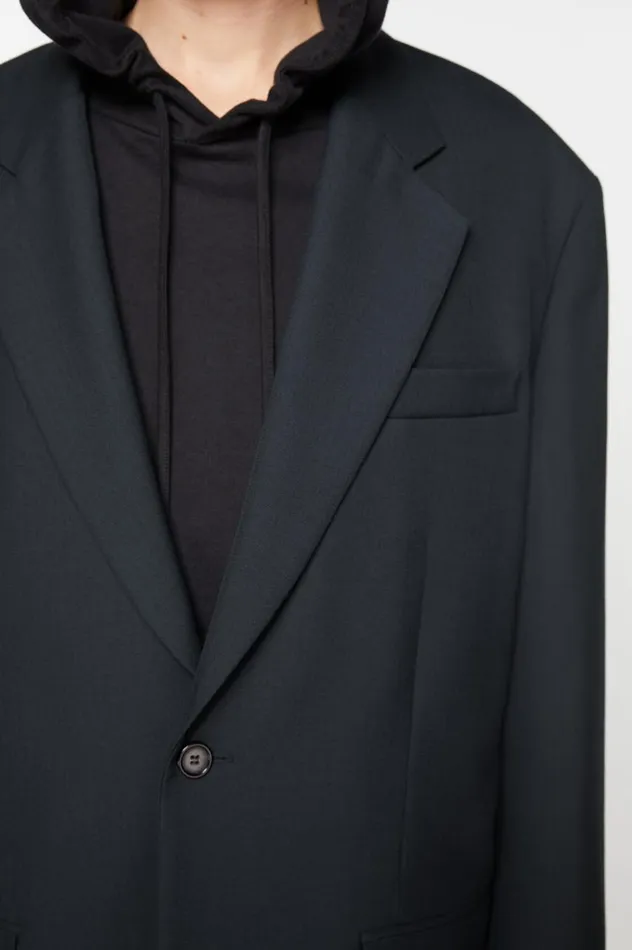 Acne Studios Relaxed Fit Suit Jacket Dark Navy Men Suit Jackets