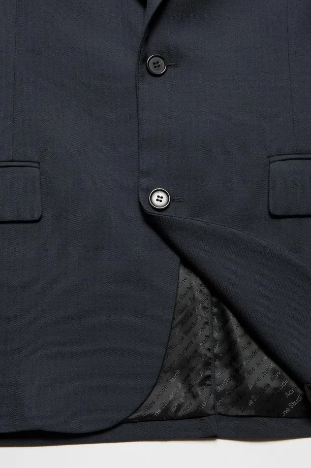 Acne Studios Relaxed Fit Suit Jacket Dark Navy Men Suit Jackets