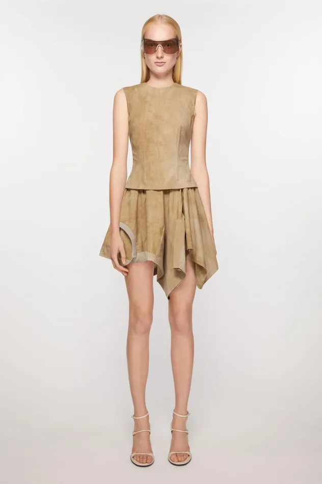 Acne Studios Sleeveless Dress Cold Beige Women Dresses
