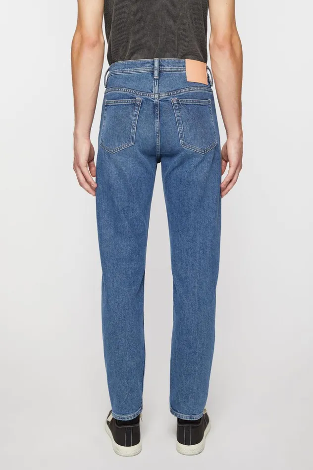 Acne Studios Slim Fit Jeans 8211 River Mid Blue Men Jeans