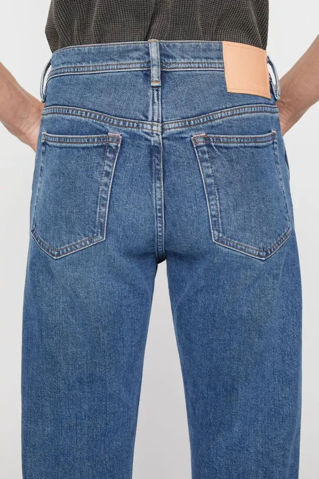Acne Studios Slim Fit Jeans 8211 River Mid Blue Men Jeans