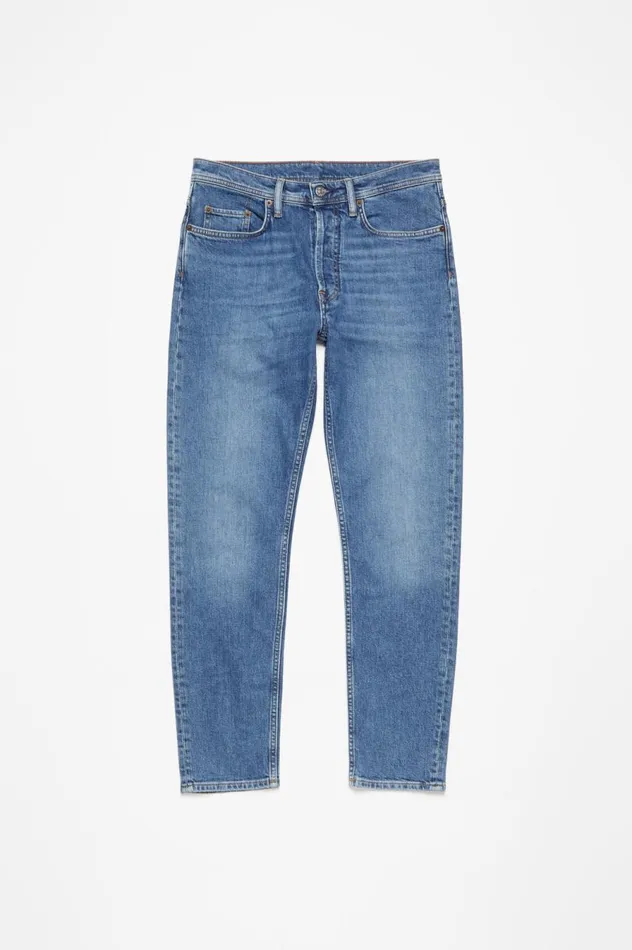 Acne Studios Slim Fit Jeans 8211 River Mid Blue Men Jeans