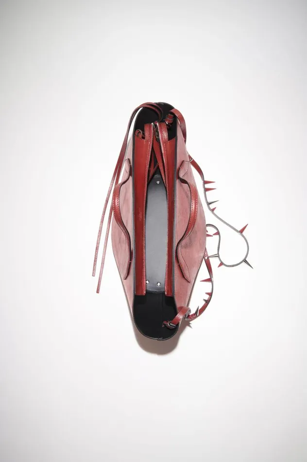 Acne Studios Spike Shoulder Bag Red Women Bags