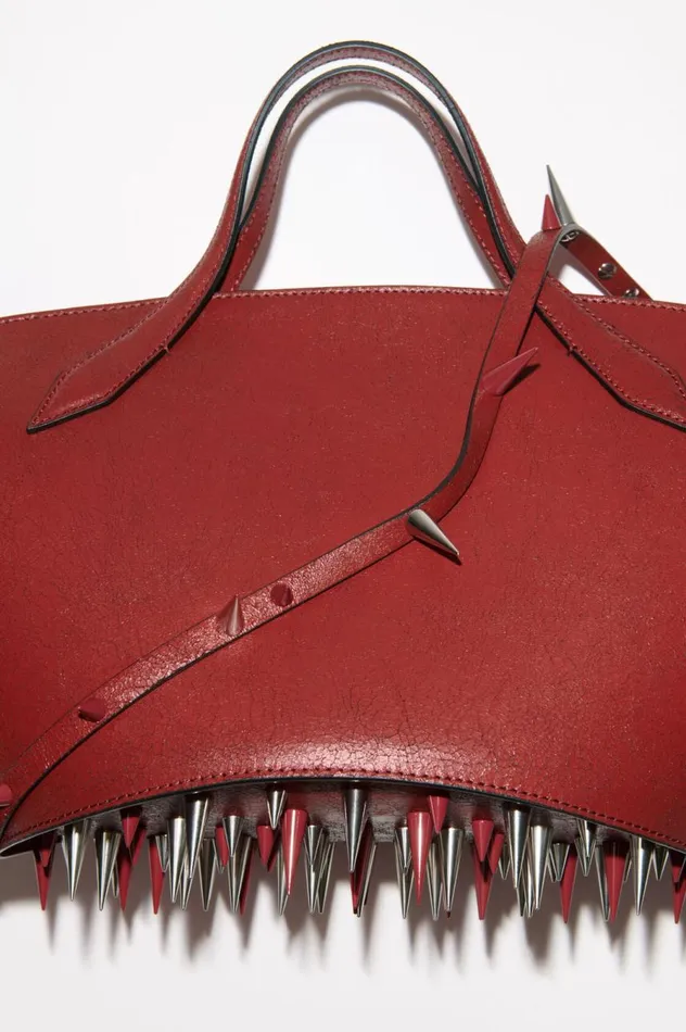 Acne Studios Spike Shoulder Bag Red Women Bags