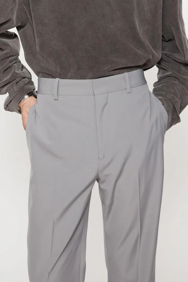 Acne Studios Tailored Trousers Cold Grey Men Trousers