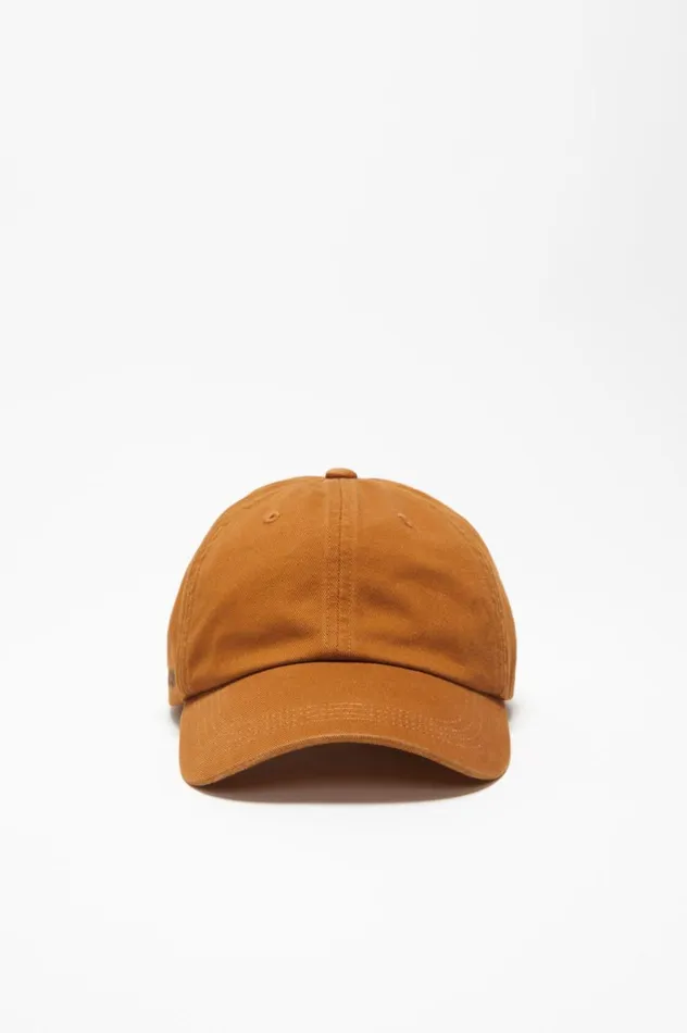 Acne Studios Twill Cap Toffee Brown Women Hats