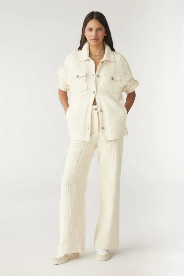 AmourWideLeg Tweed Pants Clothing Baandsh Pants and Jeans