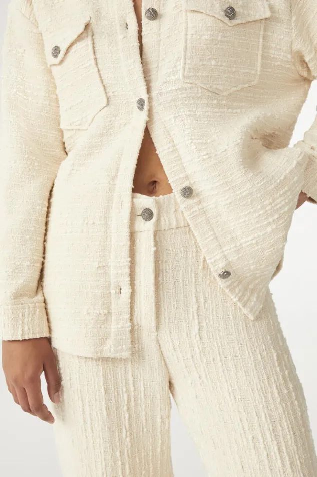 AmourWideLeg Tweed Pants Clothing Baandsh Pants and Jeans