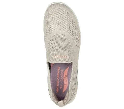 Arch Fit Refine 8211 Don039t Go Taupe Women SKECHERS SlipOn