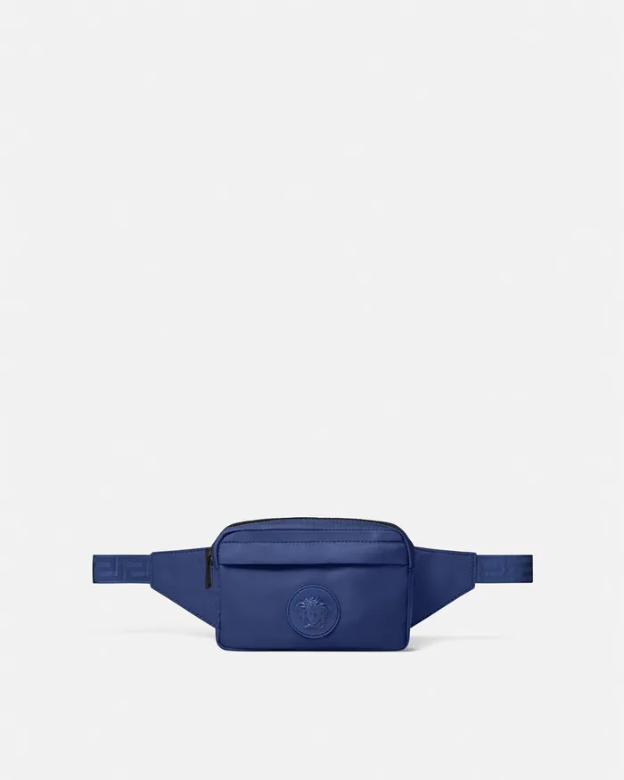 Bags and Accessories Kids Versace Medusa Belt Bag Blue