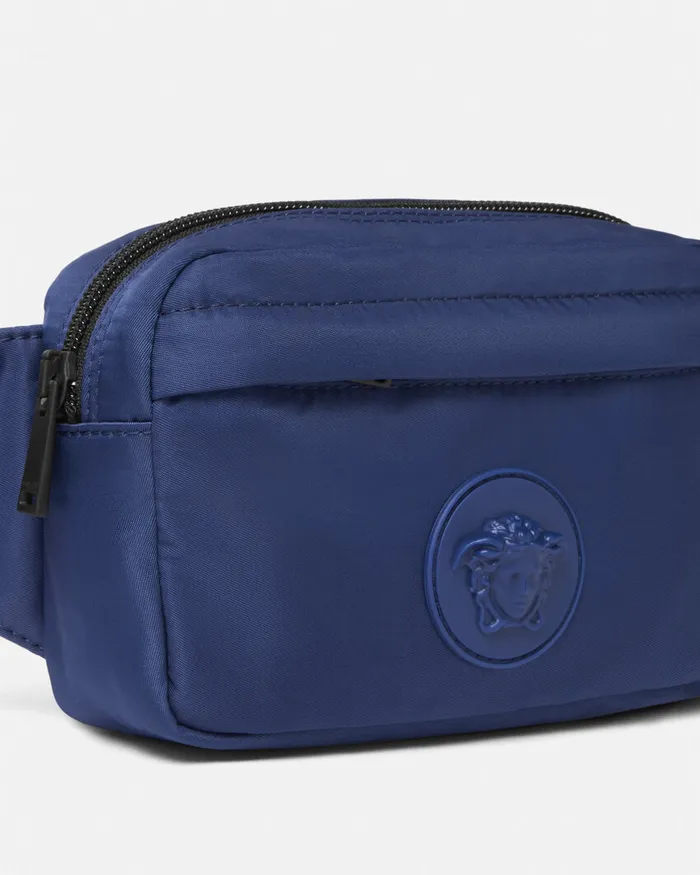 Bags and Accessories Kids Versace Medusa Belt Bag Blue