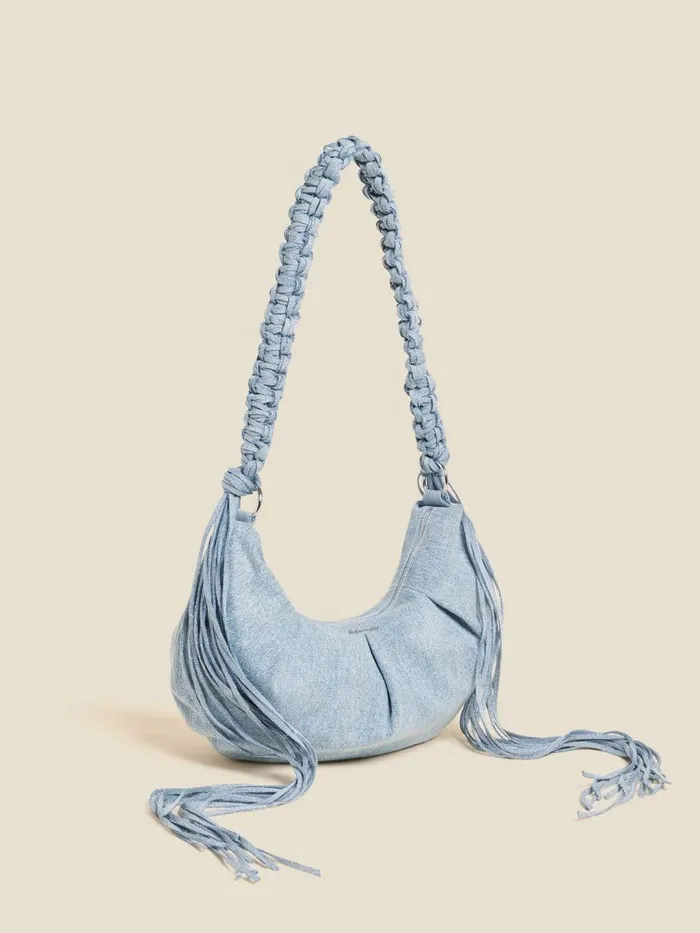 Bags WomenMen Holzweiler Cocoon Denim Big Bag Lt Blue Mix