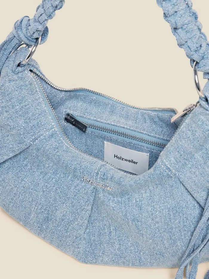 Bags WomenMen Holzweiler Cocoon Denim Small Bag Lt Blue Mix