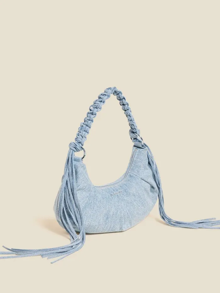 Bags WomenMen Holzweiler Cocoon Denim Small Bag Lt Blue Mix