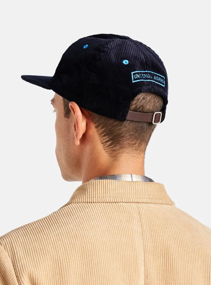 Baseball Hat In Navy Brisbane Cord Men Universal Works Hats