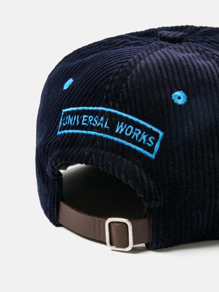 Baseball Hat In Navy Brisbane Cord Men Universal Works Hats
