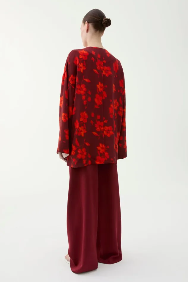 Beale Patchwork Blouse Burnt Umber Women Rodebjer Blazers