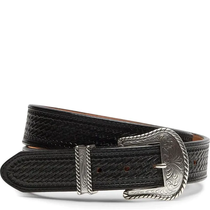 Belts Men Justin Boots Bronco Belt Black
