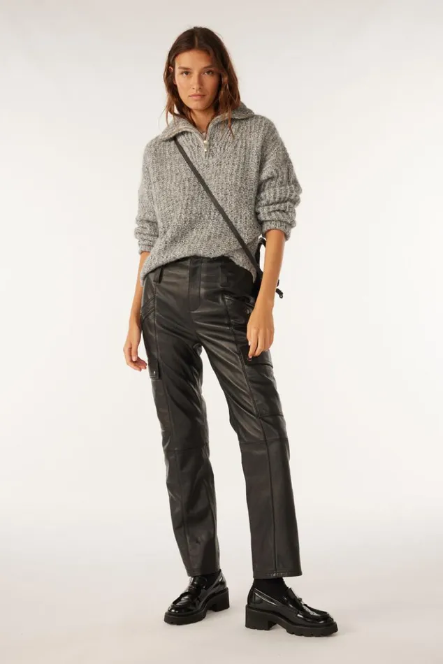BigerLeather Pants Clothing Baandsh Pants and Jeans